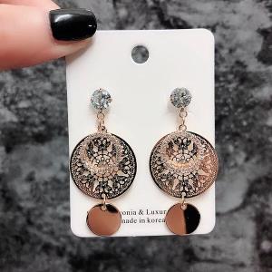 Christmas Santa Tree Snowflake Resin Earrings