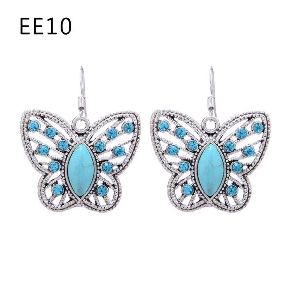 Retro Bohemian Turquoise Dangle Earrings