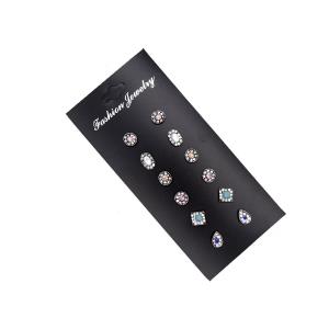 Glitter Crystal Sports Studs Earrings