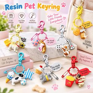 Gold Pearl Heart Shell Keyring