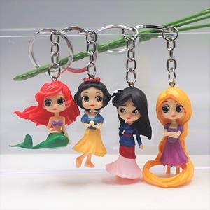 Cartoon Food Leather Tag Keychain