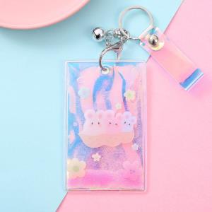 Creative Cartoon Shaking Rocking Drifting Block Keyring