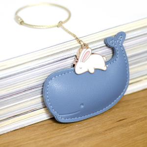 Cartoon Round Dog Chain Keyring