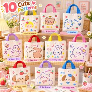 Jumbo Canvas Alphabet Tote