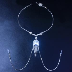 Hollow Flower Chest Bikini Body Chain