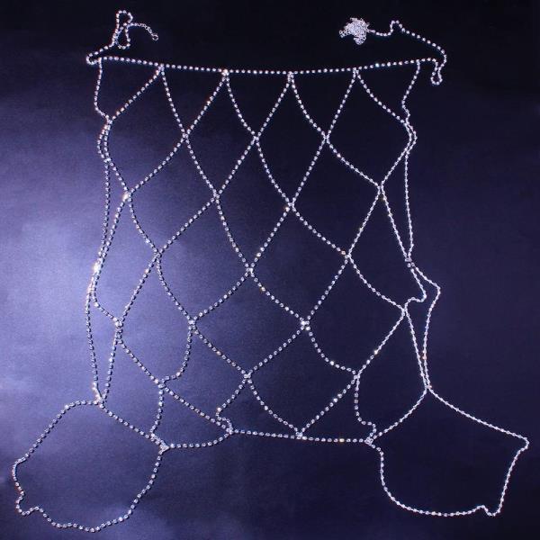 Rhinestone Skirt Hip Body Chain