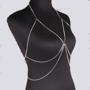 Multi Pearl Tassel Waist Body Chain