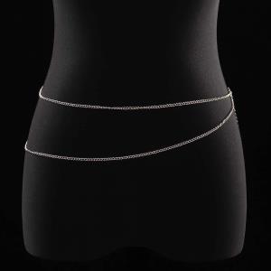 Glitter Dance Multi Tassel Belly Waist Chain
